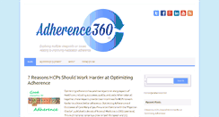Desktop Screenshot of adherence360.com